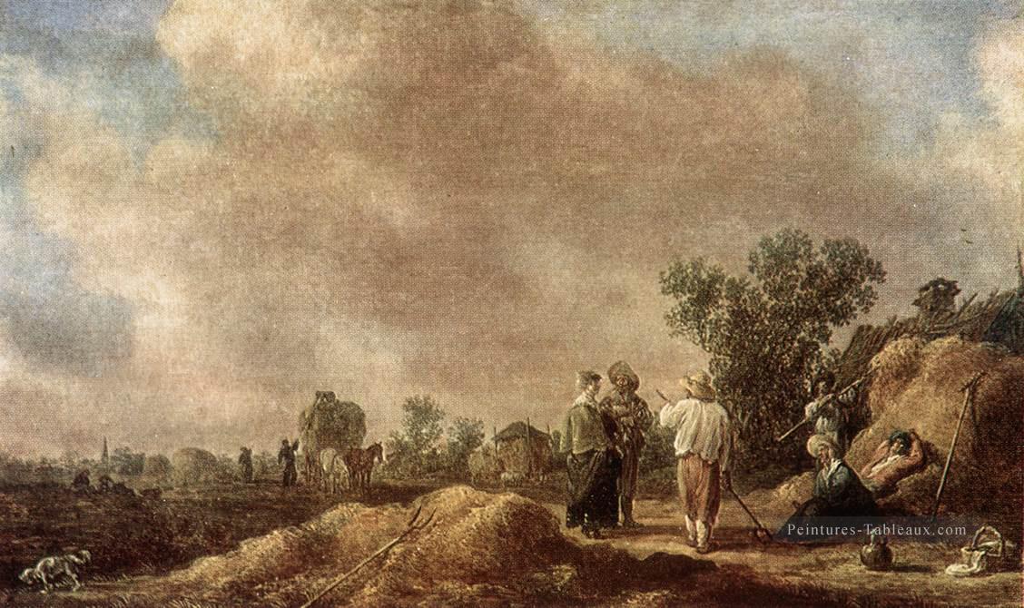 Fenaison Jan van Goyen Peintures à l'huile